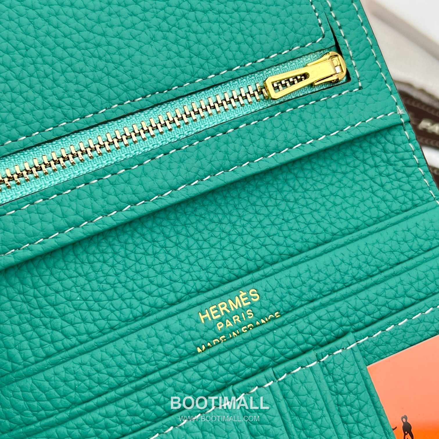 Hermès Togo Leather Vertical Compact Wallet 5120 에르메스 토고 가죽 버티컬 컴팩트 지갑 12cm 7