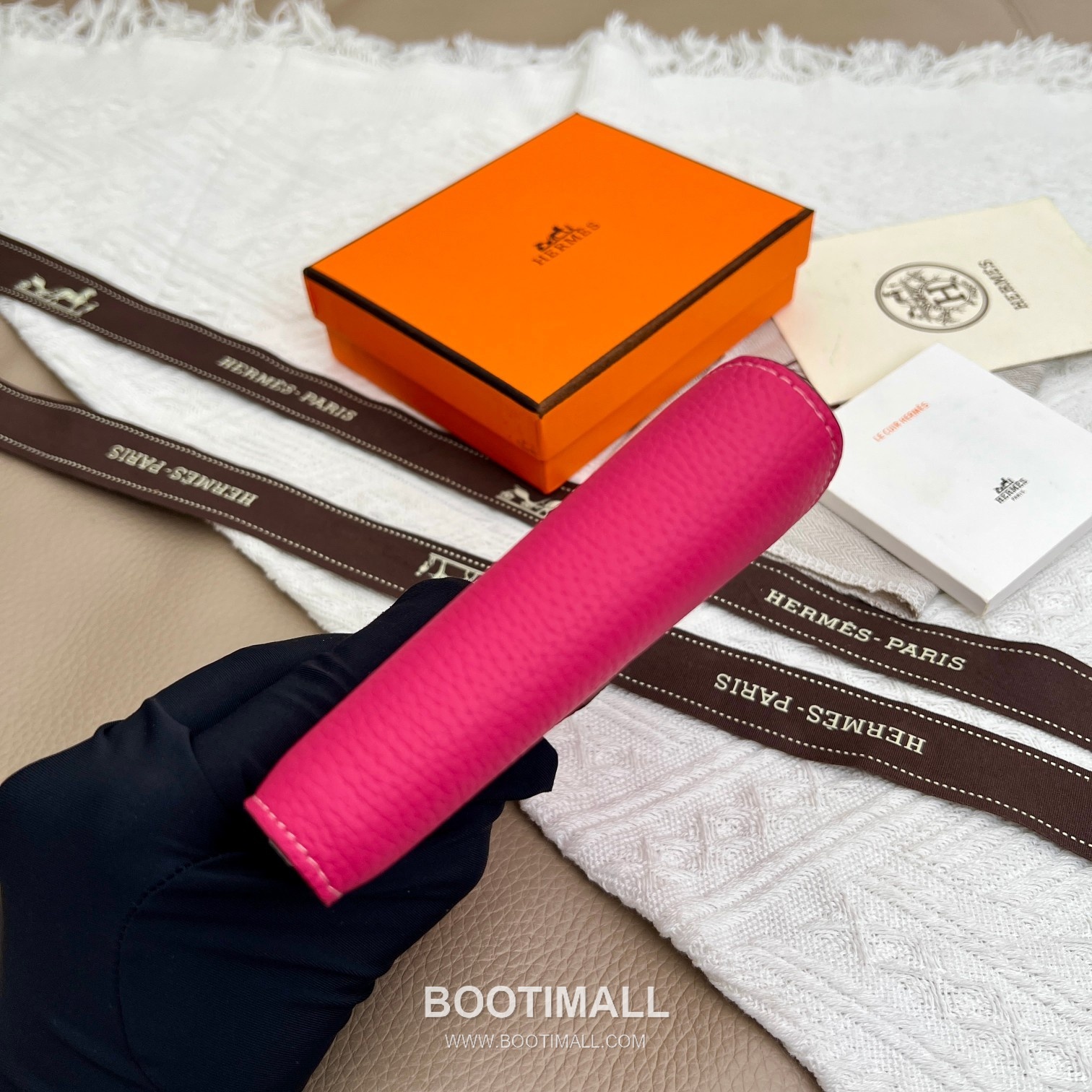 Hermès Togo Leather Vertical Compact Wallet 5120 에르메스 토고 가죽 버티컬 컴팩트 지갑 12cm 9