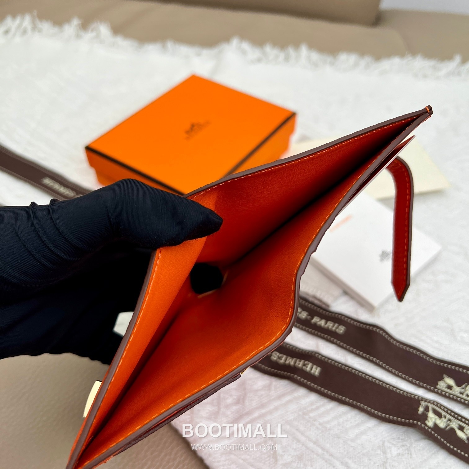 Hermès Togo Leather Vertical Compact Wallet 5120 에르메스 토고 가죽 버티컬 컴팩트 지갑 12cm 8