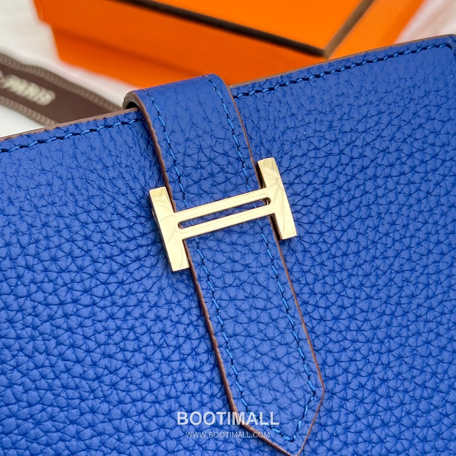 Hermès Togo Leather Vertical Compact Wallet 5120 에르메스 토고 가죽 버티컬 컴팩트 지갑 12cm 5