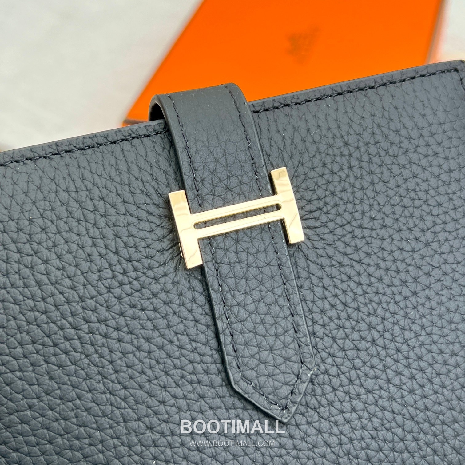Hermès Togo Leather Vertical Compact Wallet 5120 에르메스 토고 가죽 버티컬 컴팩트 지갑 12cm 5