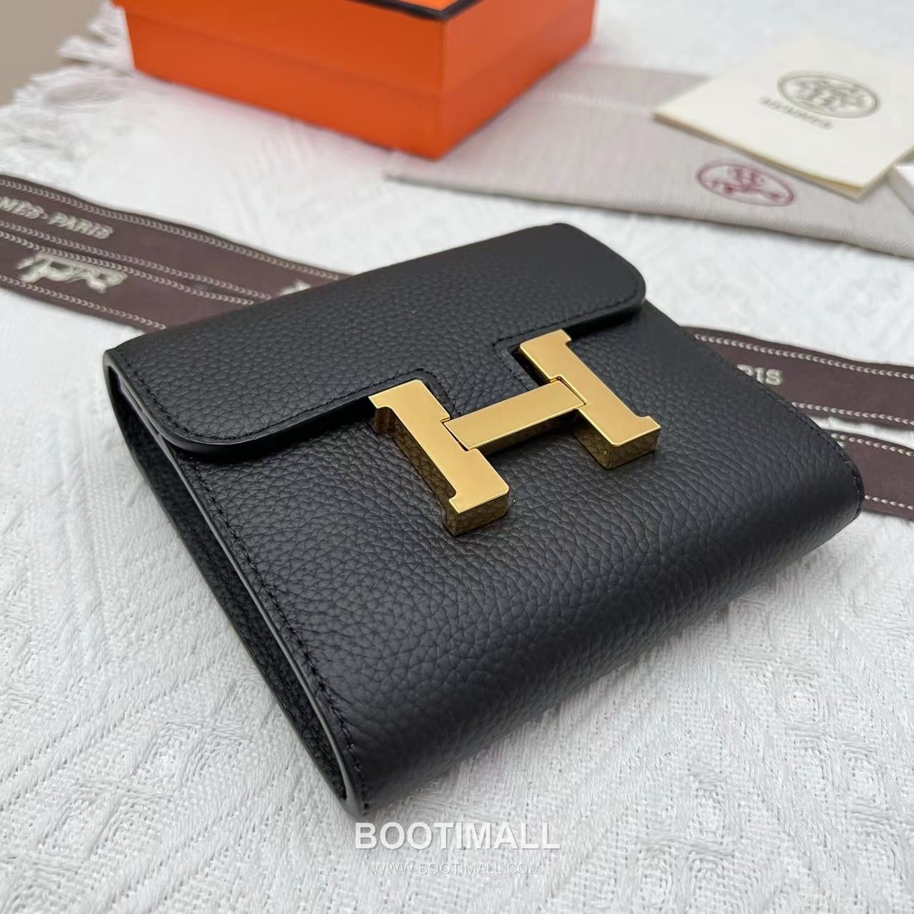Hermès Constance Togo Leather Compact Wallet 537 에르메스 콘스탄스 토고 가죽 컴팩트 반지갑 14cm 4