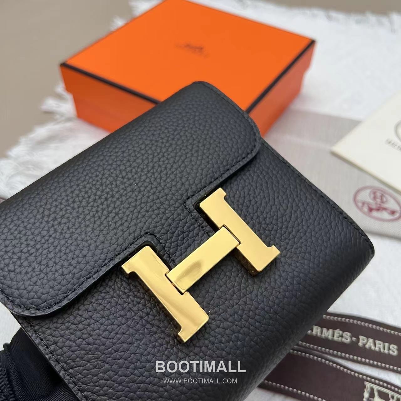 Hermès Constance Togo Leather Compact Wallet 537 에르메스 콘스탄스 토고 가죽 컴팩트 반지갑 14cm 6