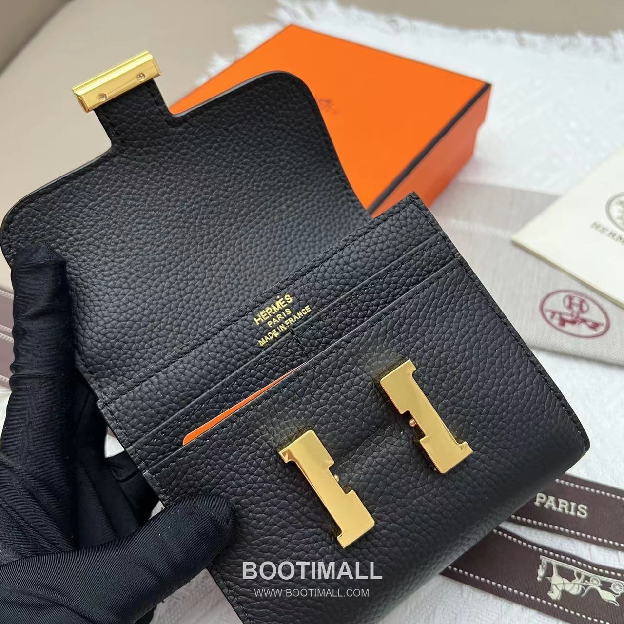 Hermès Constance Togo Leather Compact Wallet 537 에르메스 콘스탄스 토고 가죽 컴팩트 반지갑 14cm 7