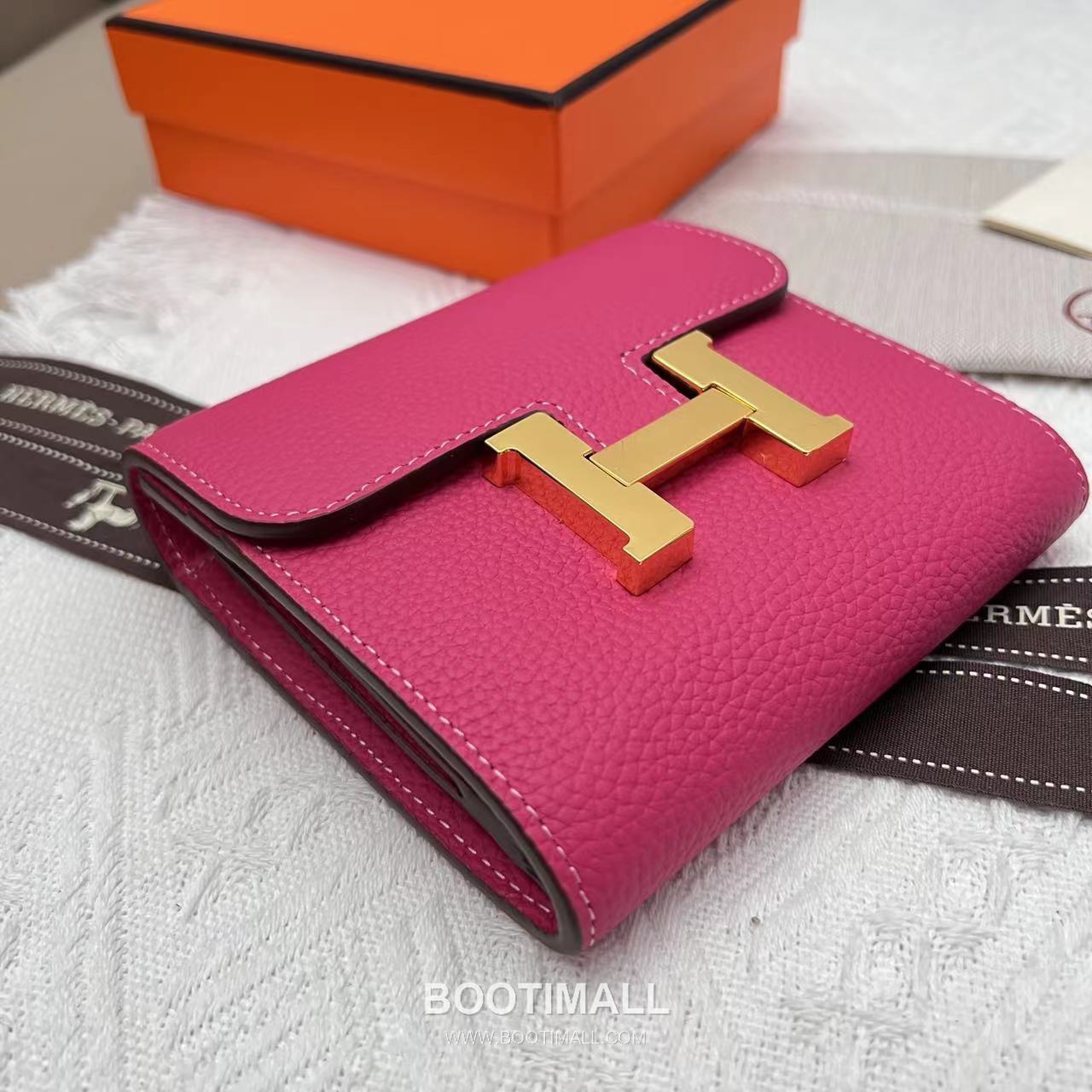 Hermès Constance Togo Leather Compact Wallet 537 에르메스 콘스탄스 토고 가죽 컴팩트 반지갑 14cm 4