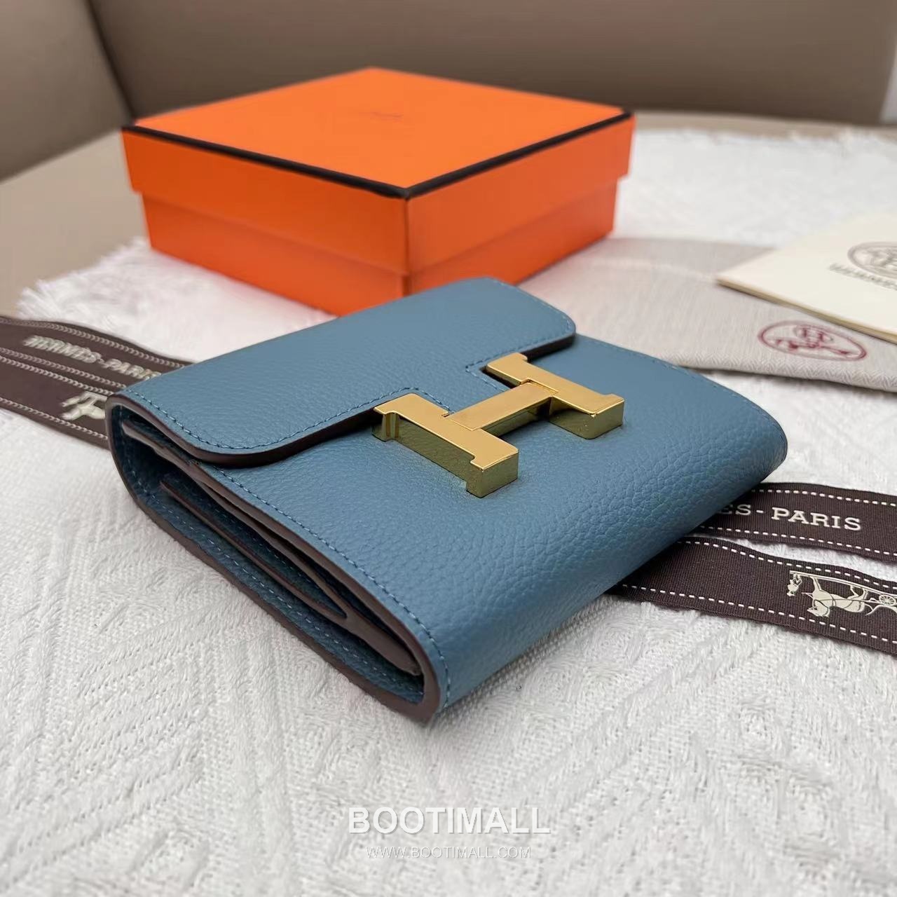 Hermès Constance Togo Leather Compact Wallet 537 에르메스 콘스탄스 토고 가죽 컴팩트 반지갑 14cm 4