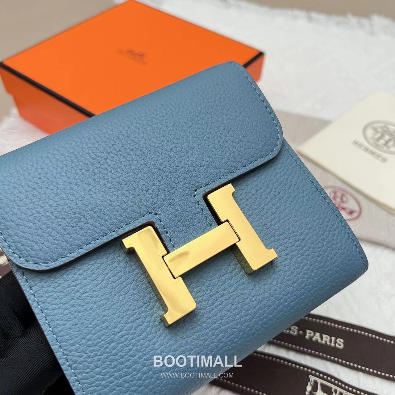 Hermès Constance Togo Leather Compact Wallet 537 에르메스 콘스탄스 토고 가죽 컴팩트 반지갑 14cm 6