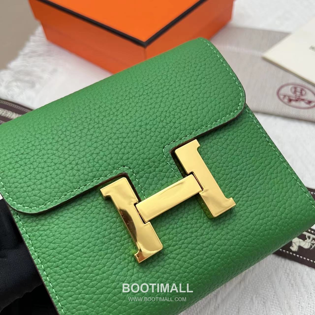 Hermès Constance Togo Leather Compact Wallet 537 에르메스 콘스탄스 토고 가죽 컴팩트 반지갑 14cm 6