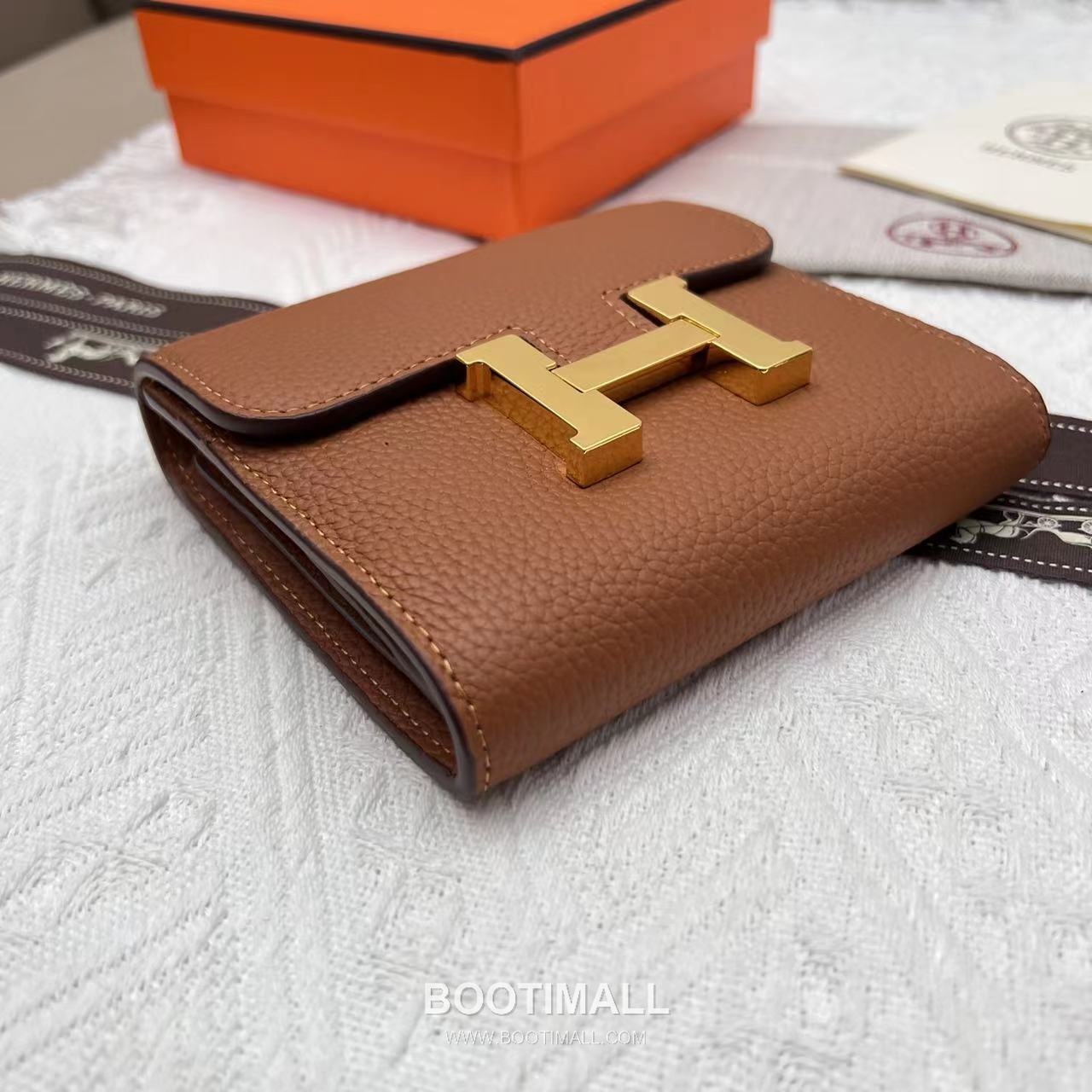 Hermès Constance Togo Leather Compact Wallet 537 에르메스 콘스탄스 토고 가죽 컴팩트 반지갑 14cm 4