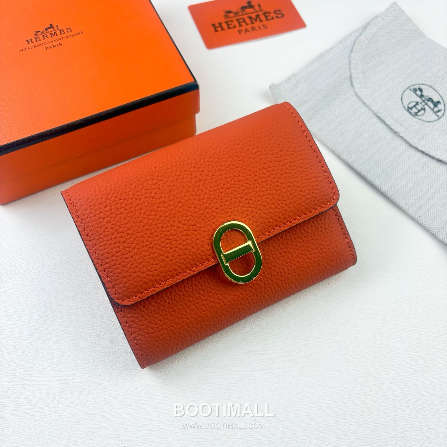 Hermès Togo Leather Compact Wallet 231 에르메스 토고 가죽 컴팩트 반지갑 13.5cm 1