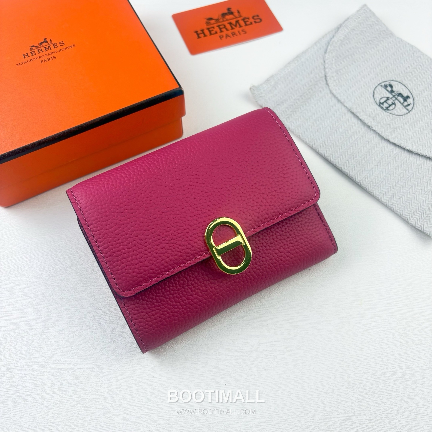 Hermès Togo Leather Compact Wallet 231 에르메스 토고 가죽 컴팩트 반지갑 13.5cm 1
