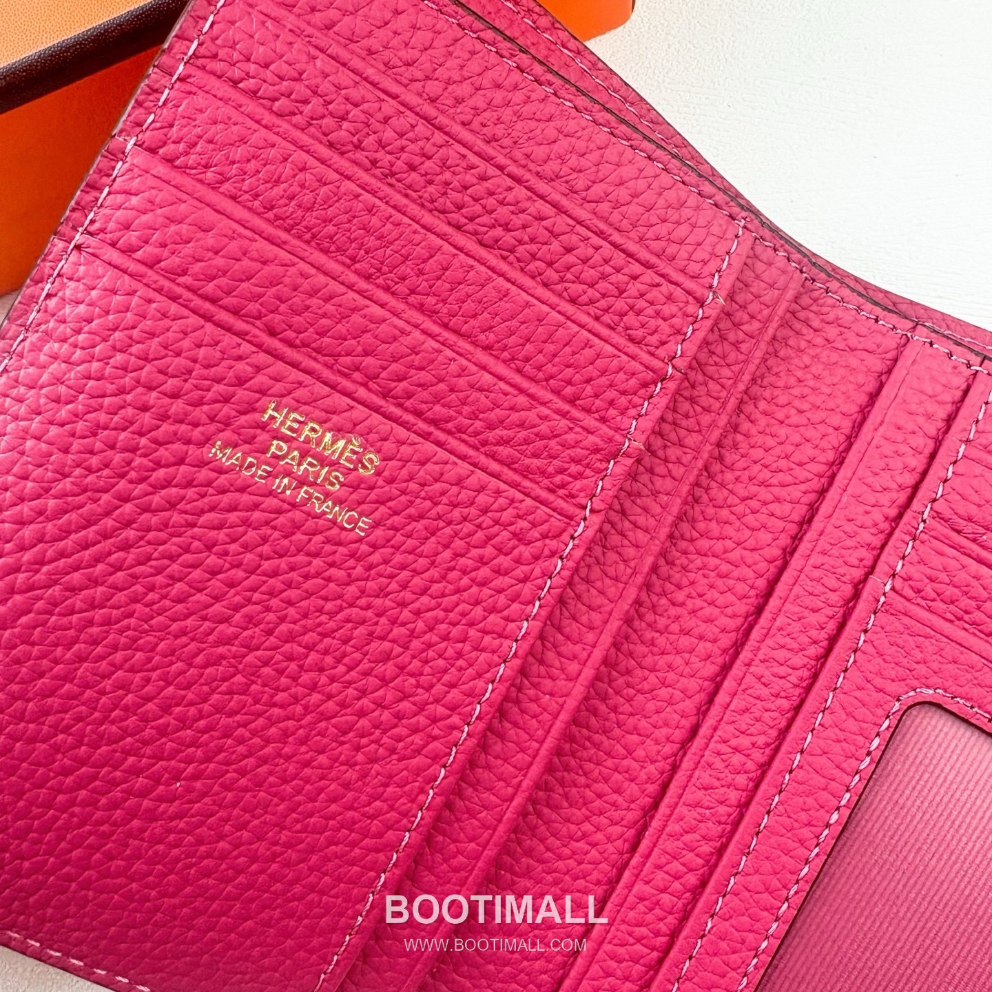 Hermès Togo Leather Compact Wallet 231 에르메스 토고 가죽 컴팩트 반지갑 13.5cm 5