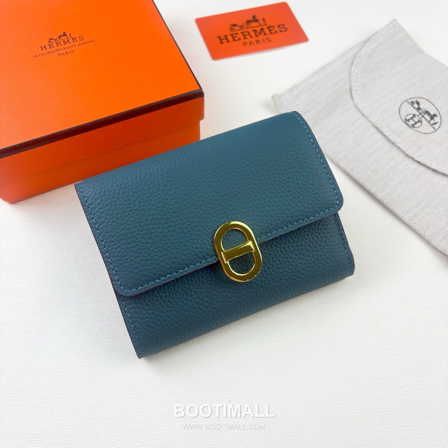 Hermès Togo Leather Compact Wallet 231 에르메스 토고 가죽 컴팩트 반지갑 13.5cm 1