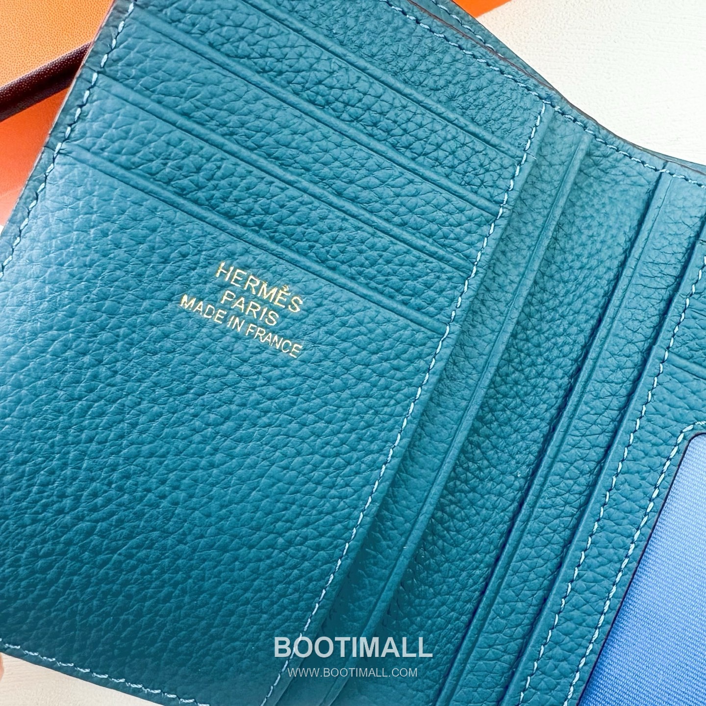 Hermès Togo Leather Compact Wallet 231 에르메스 토고 가죽 컴팩트 반지갑 13.5cm 5
