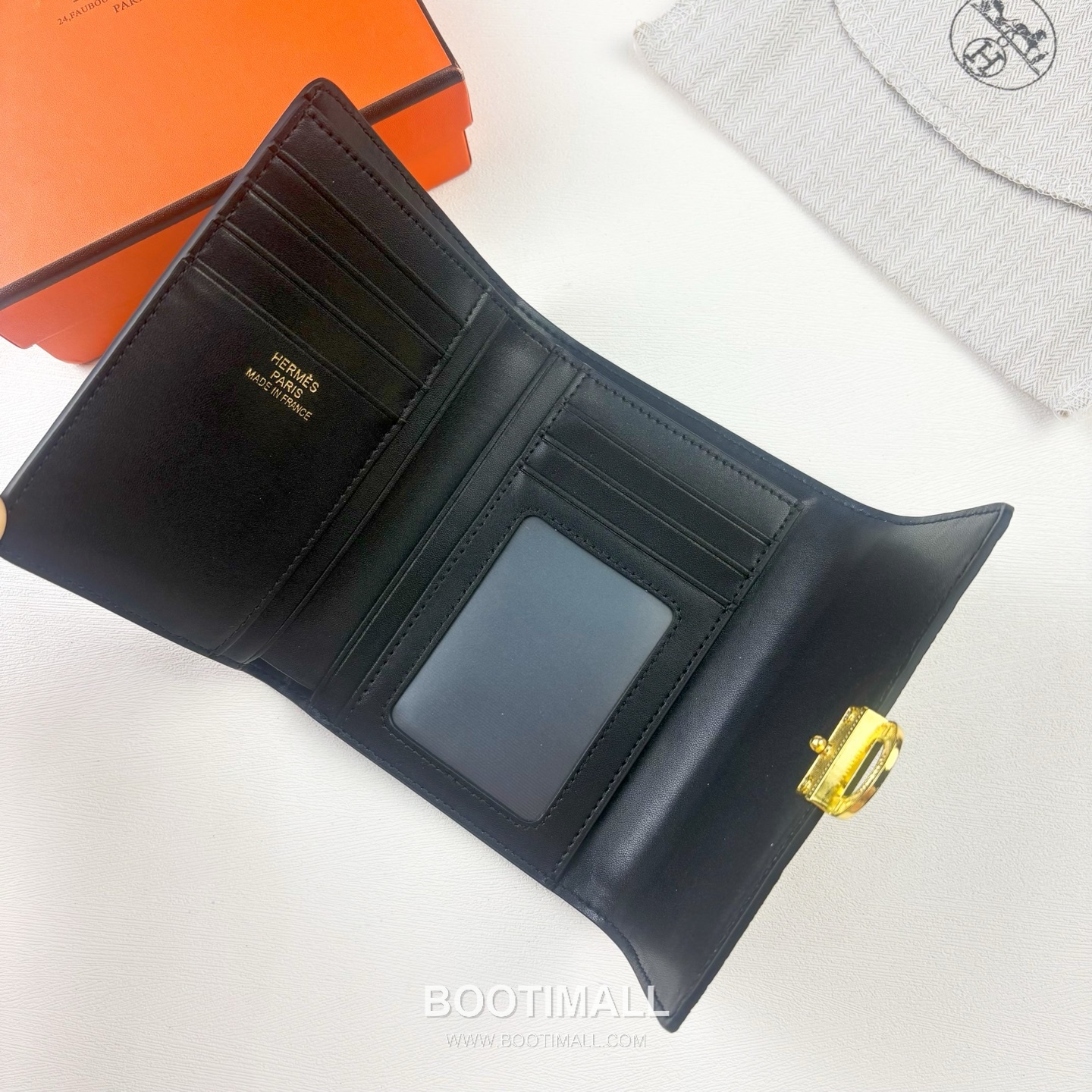 Hermès Togo Leather Compact Wallet 231 에르메스 토고 가죽 컴팩트 반지갑 13.5cm 4