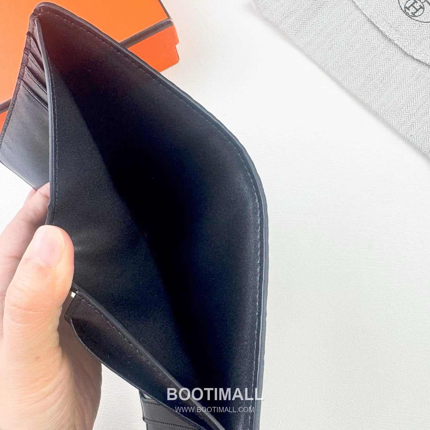 Hermès Togo Leather Compact Wallet 231 에르메스 토고 가죽 컴팩트 반지갑 13.5cm 6