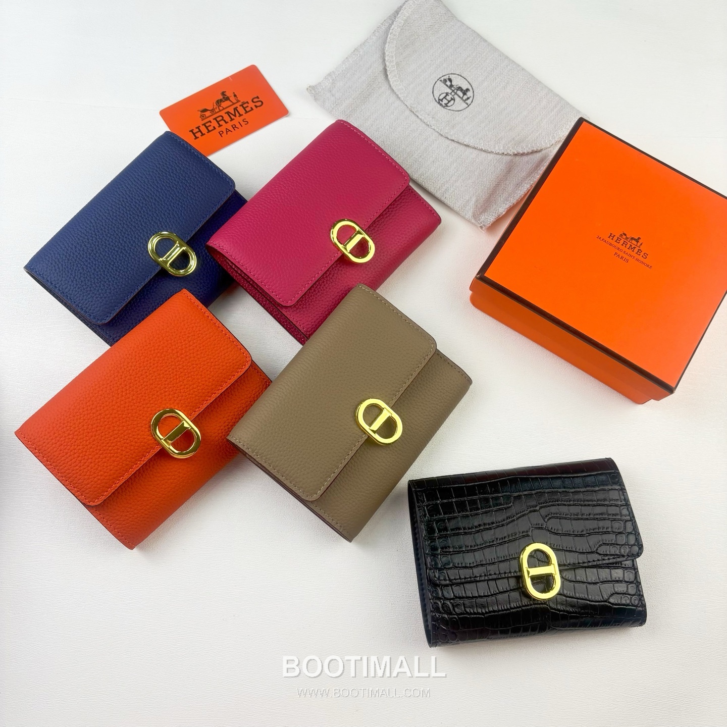 Hermès Togo Leather Compact Wallet 231 에르메스 토고 가죽 컴팩트 반지갑 13.5cm 8