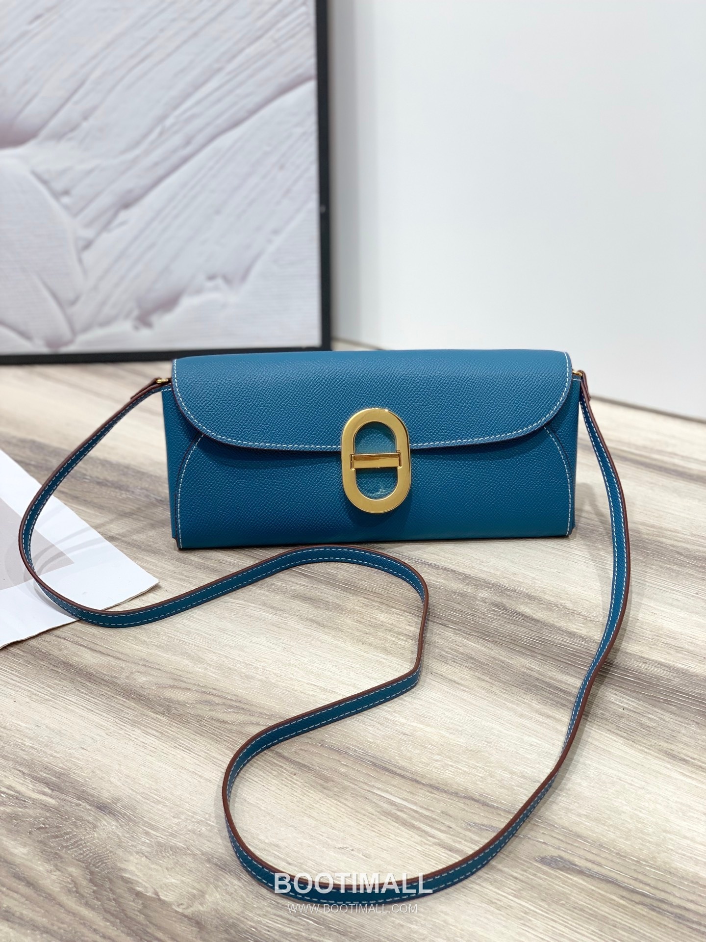 Hermès Maillon To Go Epsom Leather Wallet on Strap 961 에르메스 마이용 투 고 엡송 가죽 스트랩 장지갑 24cm 7