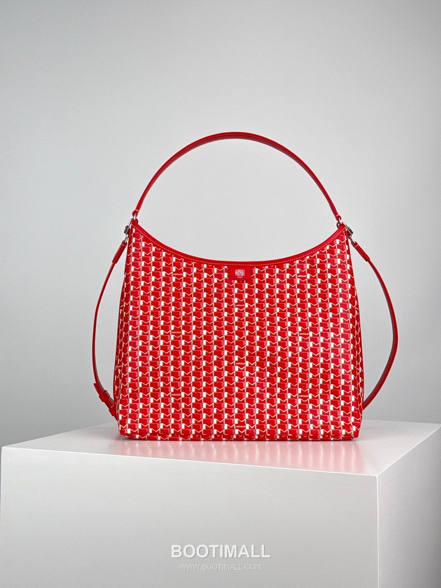 MOYNAT M Canvas Hobo Bag 모이나 M 캔버스 호보백 32cm 1