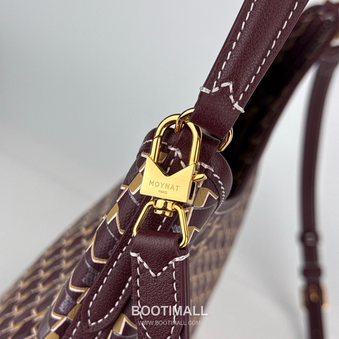 MOYNAT M Canvas Hobo Bag 모이나 M 캔버스 호보백 32cm 9