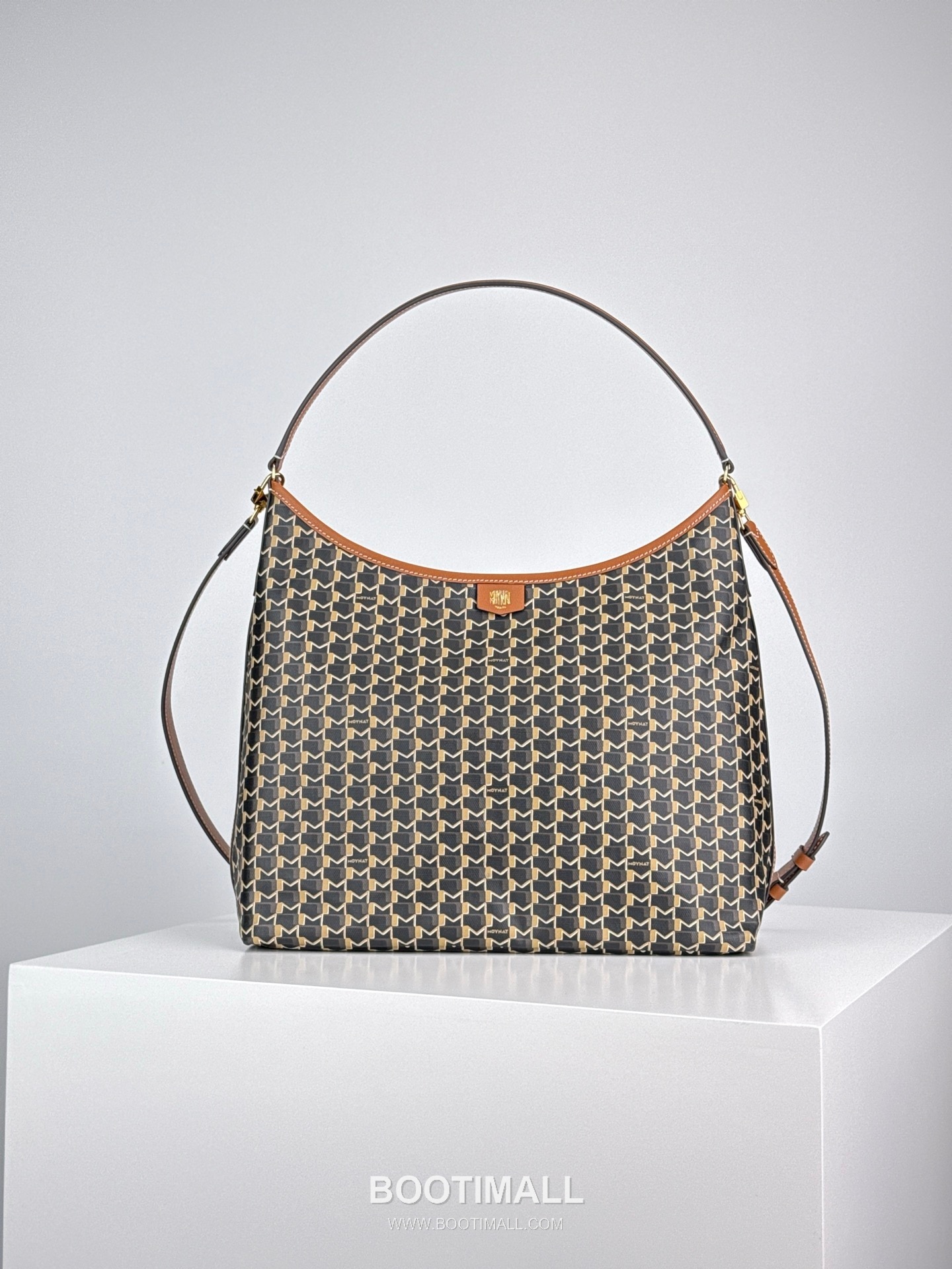 MOYNAT M Canvas Hobo Bag 모이나 M 캔버스 호보백 32cm 1