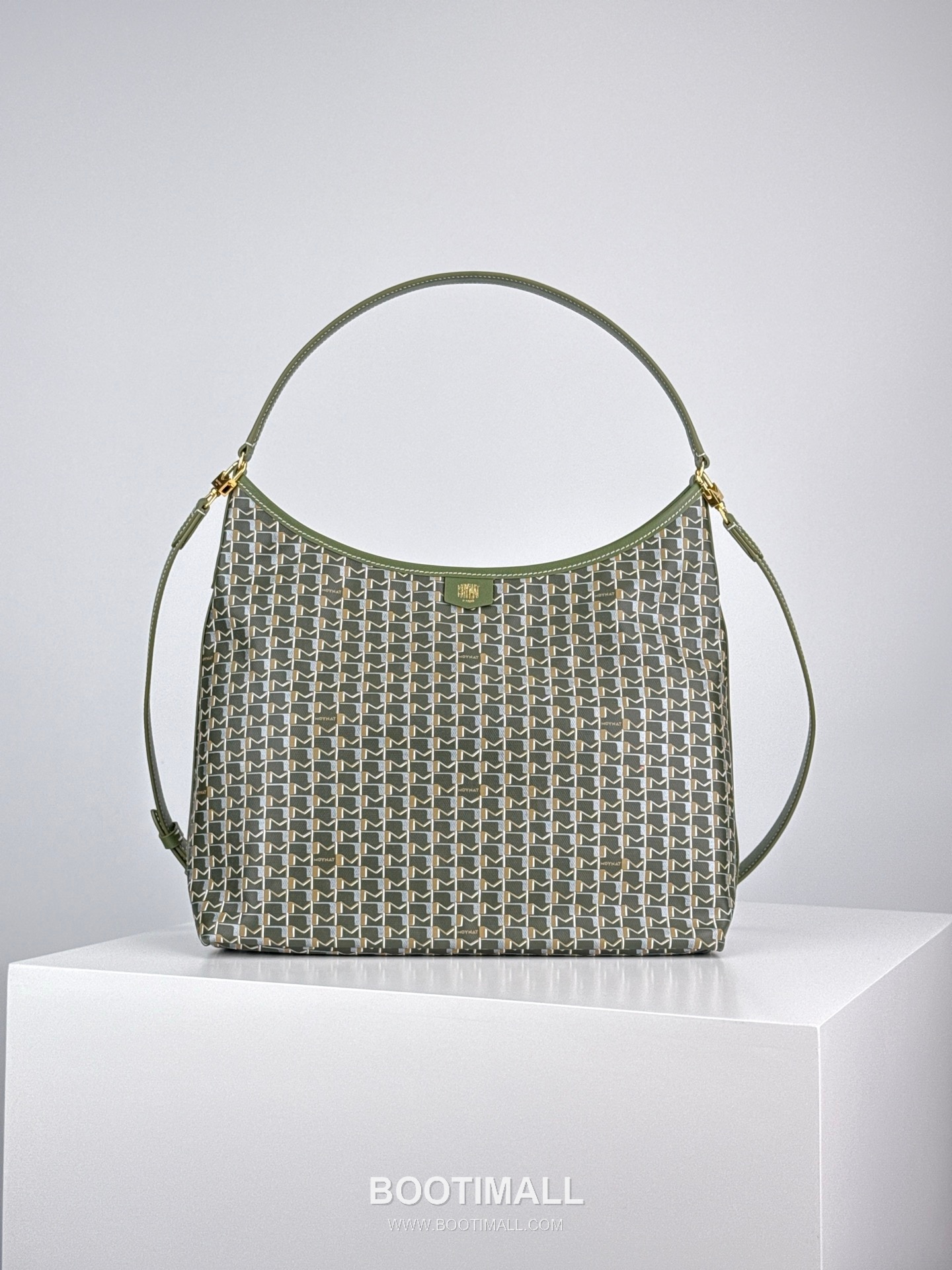 MOYNAT M Canvas Hobo Bag 모이나 M 캔버스 호보백 32cm 1