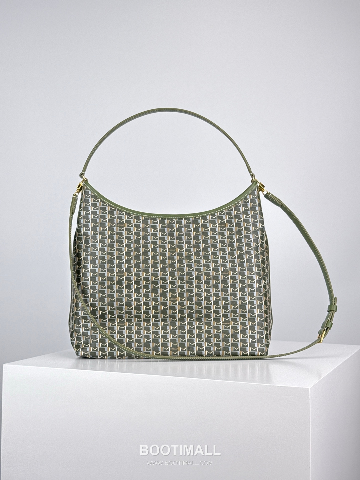 MOYNAT M Canvas Hobo Bag 모이나 M 캔버스 호보백 32cm 2