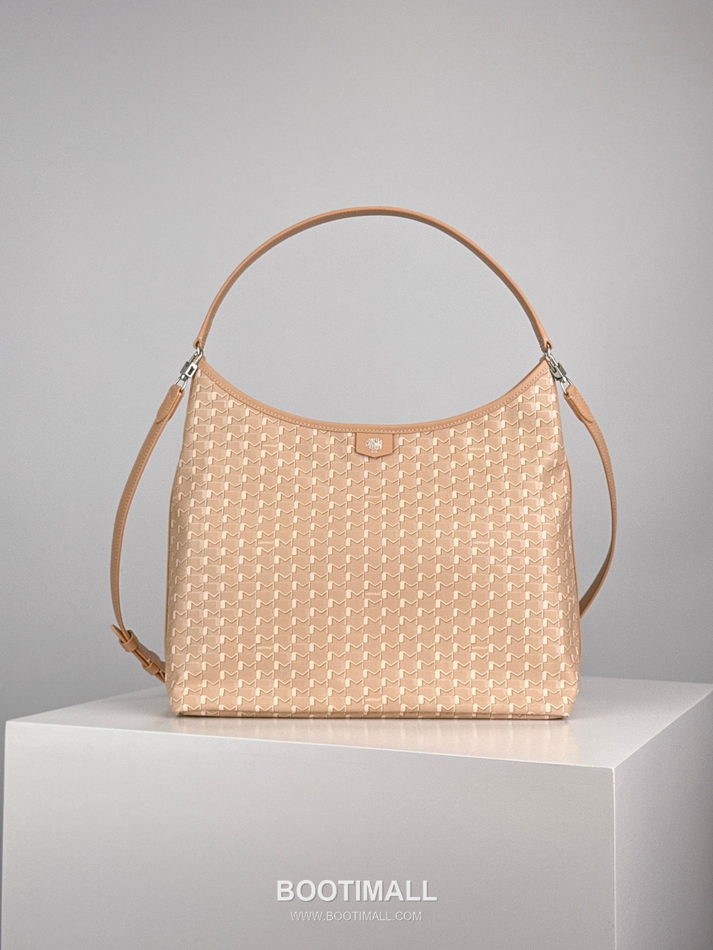 MOYNAT M Canvas Hobo Bag 모이나 M 캔버스 호보백 32cm 1