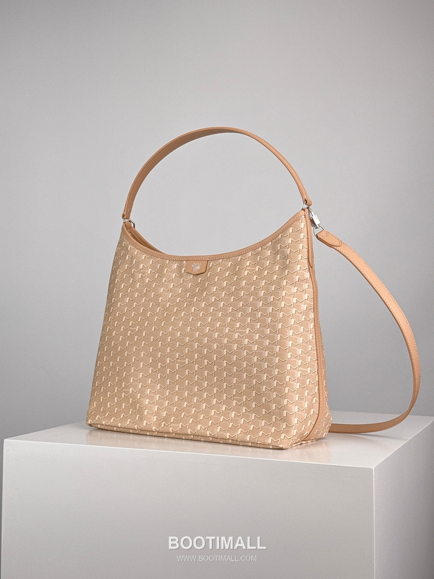 MOYNAT M Canvas Hobo Bag 모이나 M 캔버스 호보백 32cm 3