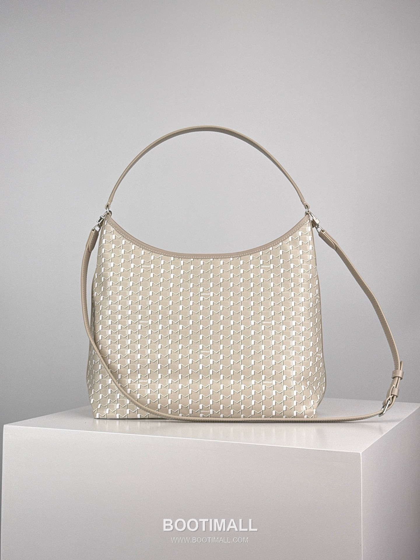 MOYNAT M Canvas Hobo Bag 모이나 M 캔버스 호보백 32cm 2