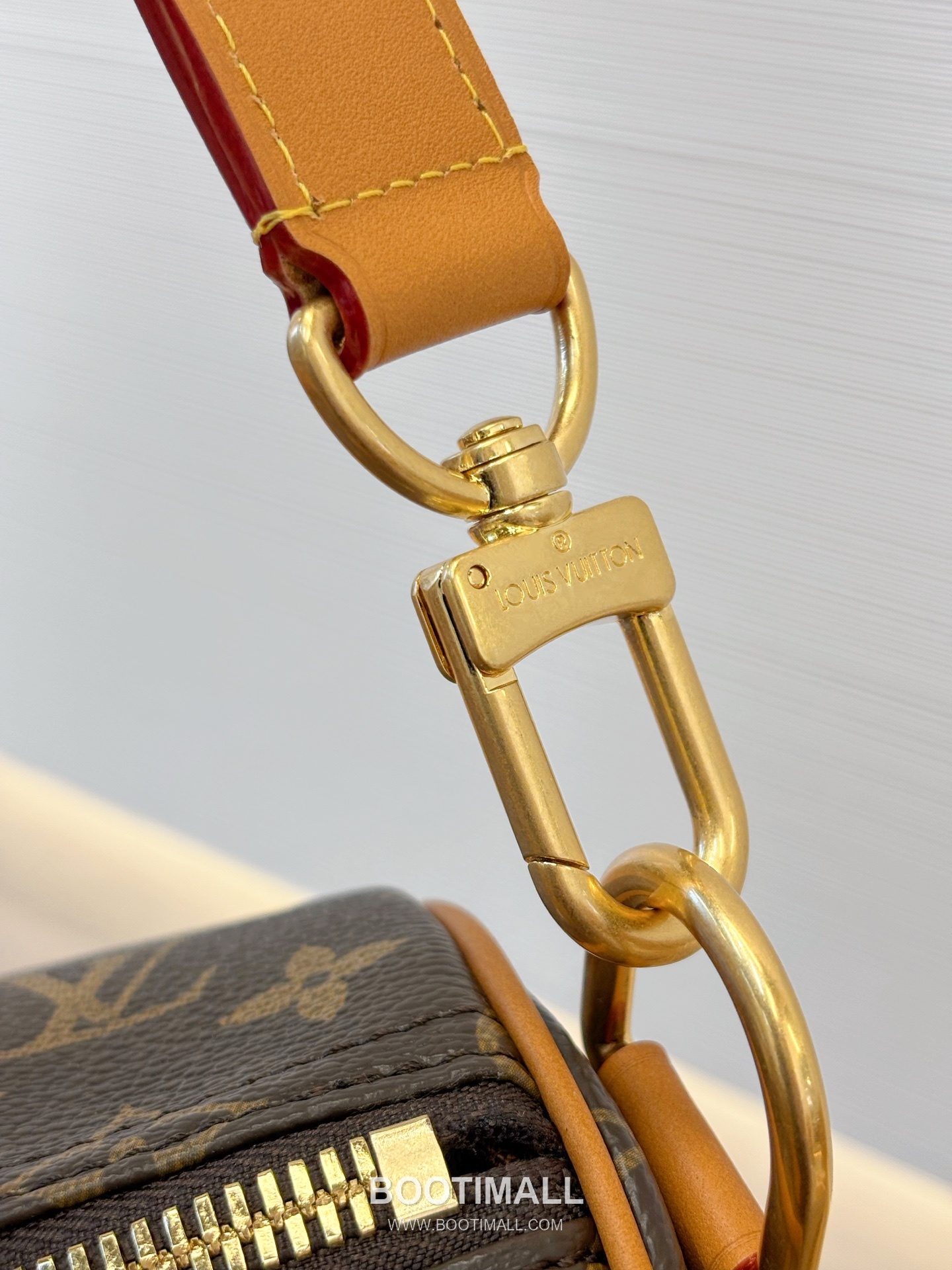 Louis Vuitton Needle Monogram Canvas Coated Brown Handbag 루이비통 니들 모노그램 캔버스 M28116 코팅 브라운 핸드백 46cm 10