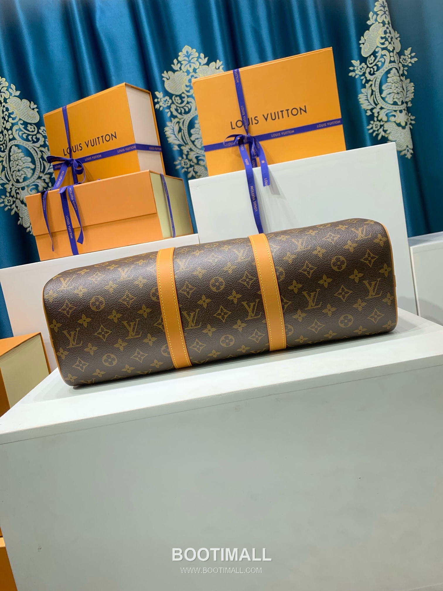 Louis Vuitton Needle Monogram Coated Canvas Leather Handbag 루이비통 니들 모노그램 코팅 캔버스 M28116 레더 핸드백 46cm 5