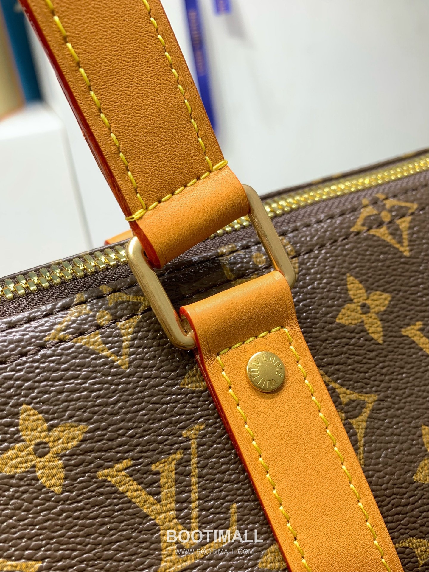 Louis Vuitton Needle Monogram Coated Canvas Leather Handbag 루이비통 니들 모노그램 코팅 캔버스 M28116 레더 핸드백 46cm 7
