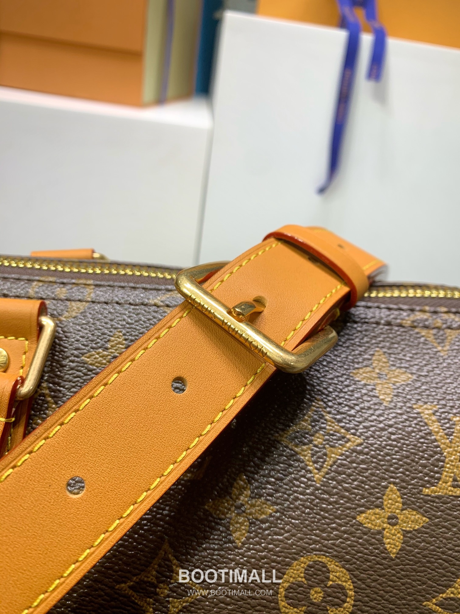 Louis Vuitton Needle Monogram Coated Canvas Leather Handbag 루이비통 니들 모노그램 코팅 캔버스 M28116 레더 핸드백 46cm 10