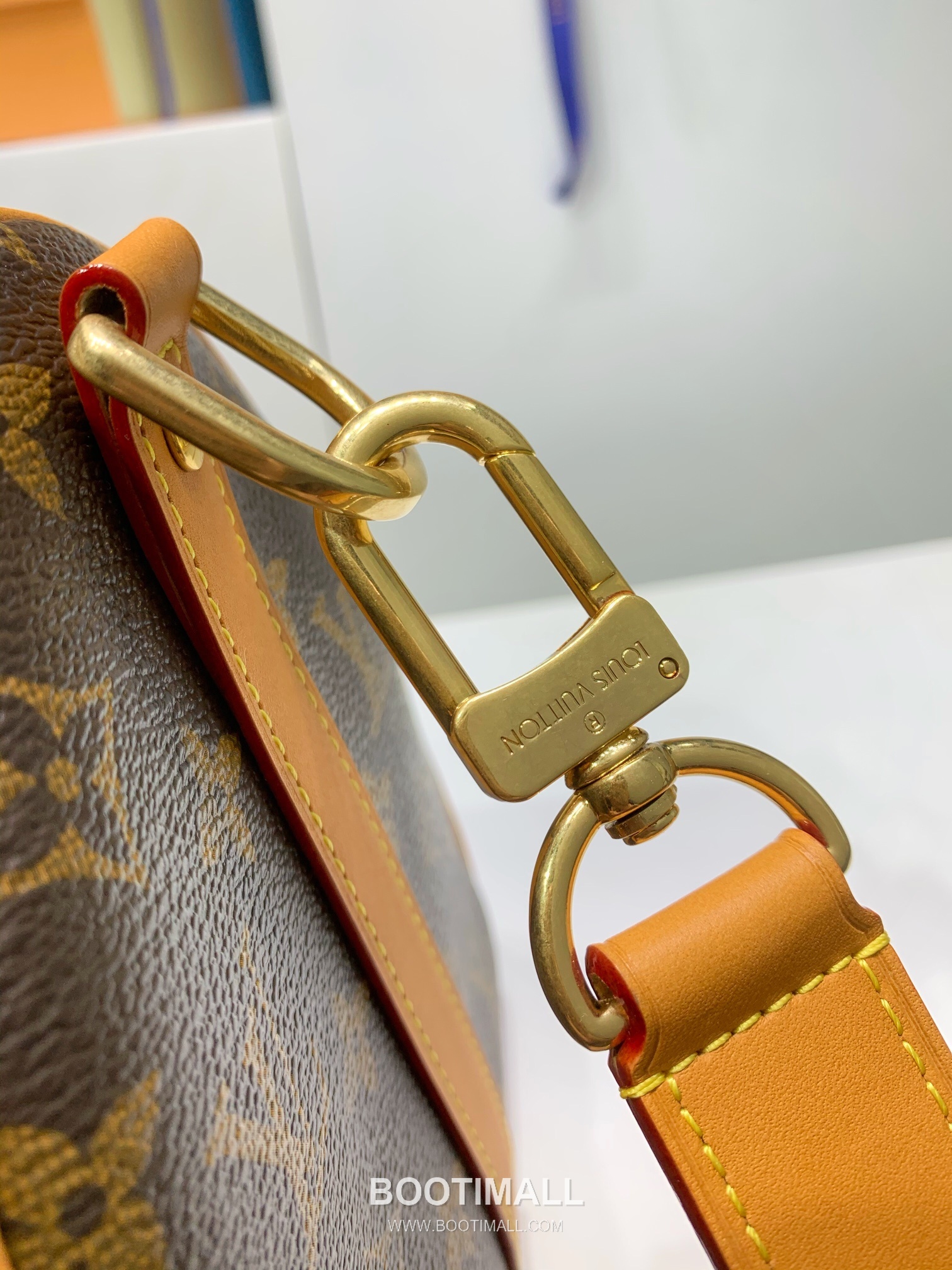 Louis Vuitton Needle Monogram Coated Canvas Leather Handbag 루이비통 니들 모노그램 코팅 캔버스 M28116 레더 핸드백 46cm 11