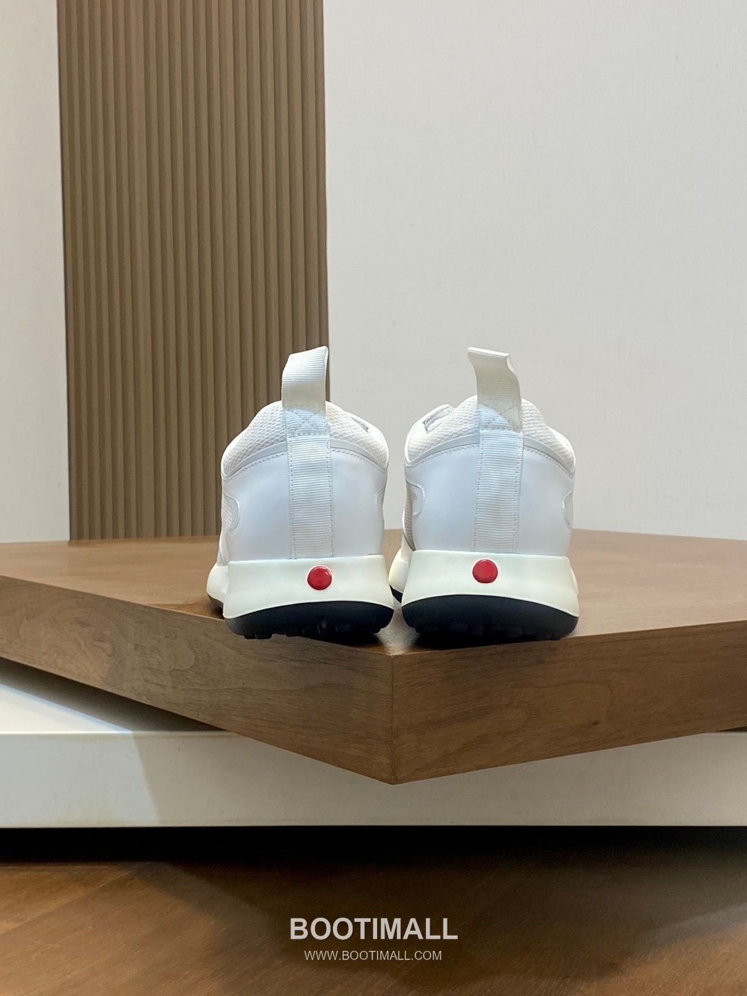 BOSS Leather Knit Runner Sneakers 휴고보스 레더 니트 러너 남성 스니커즈 화이트 블랙 8