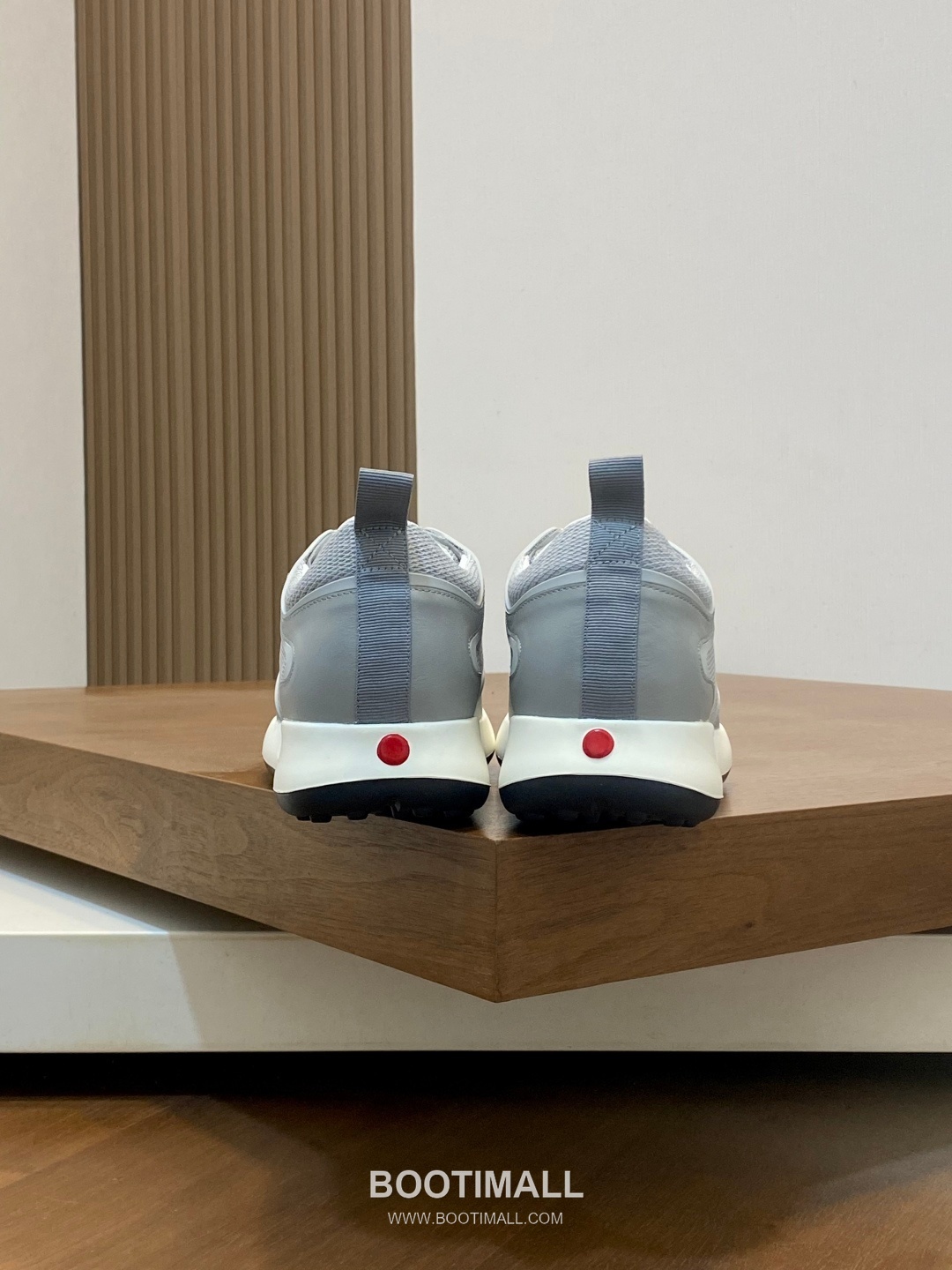 BOSS Leather Knit Runner Sneakers 휴고보스 레더 니트 러너 남성 스니커즈 화이트 블랙 8