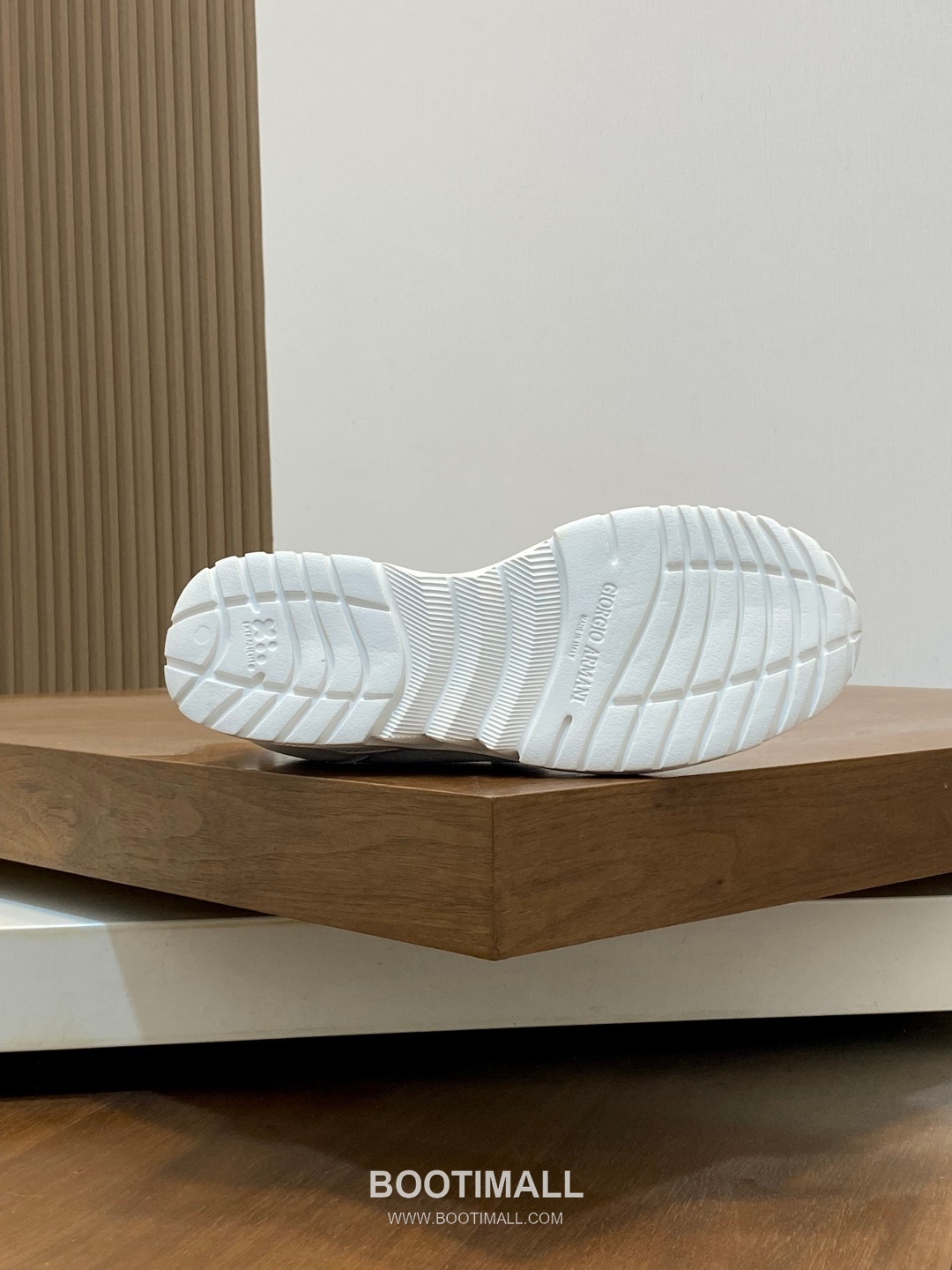 Giorgio Armani Knit & Leather Slip-On Sneakers 조르지오 아르마니 니트 레더 슬립온 남성 스니커즈 블루 9