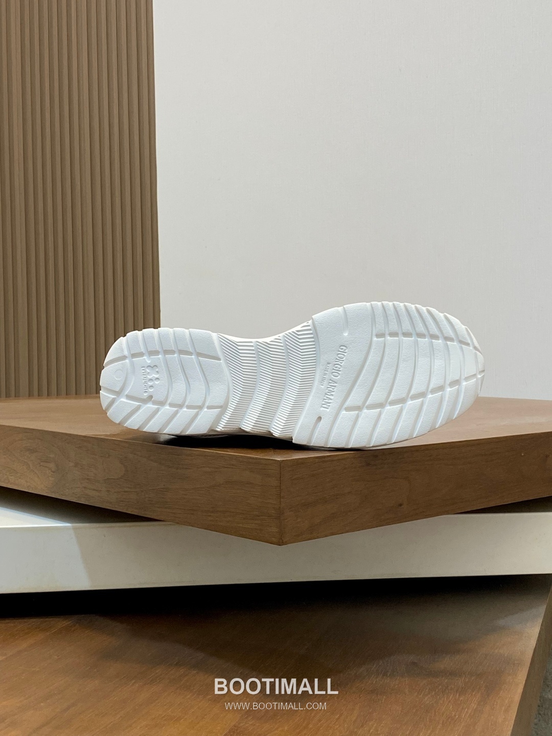 Giorgio Armani Knit & Leather Slip-On Sneakers 조르지오 아르마니 니트 레더 슬립온 남성 스니커즈 블루 9