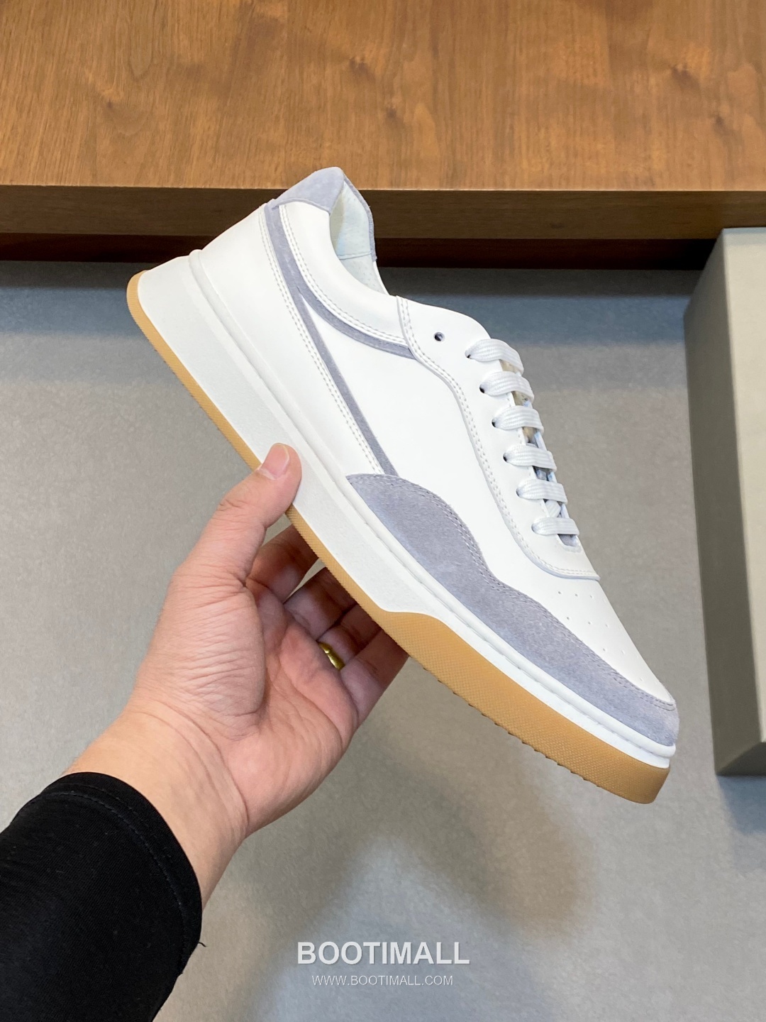 Brunello Cucinelli Cashmere Suede Low Sneakers 브루넬로 쿠치넬리 캐시미어 스웨이드 로우 남성 스니커즈 4