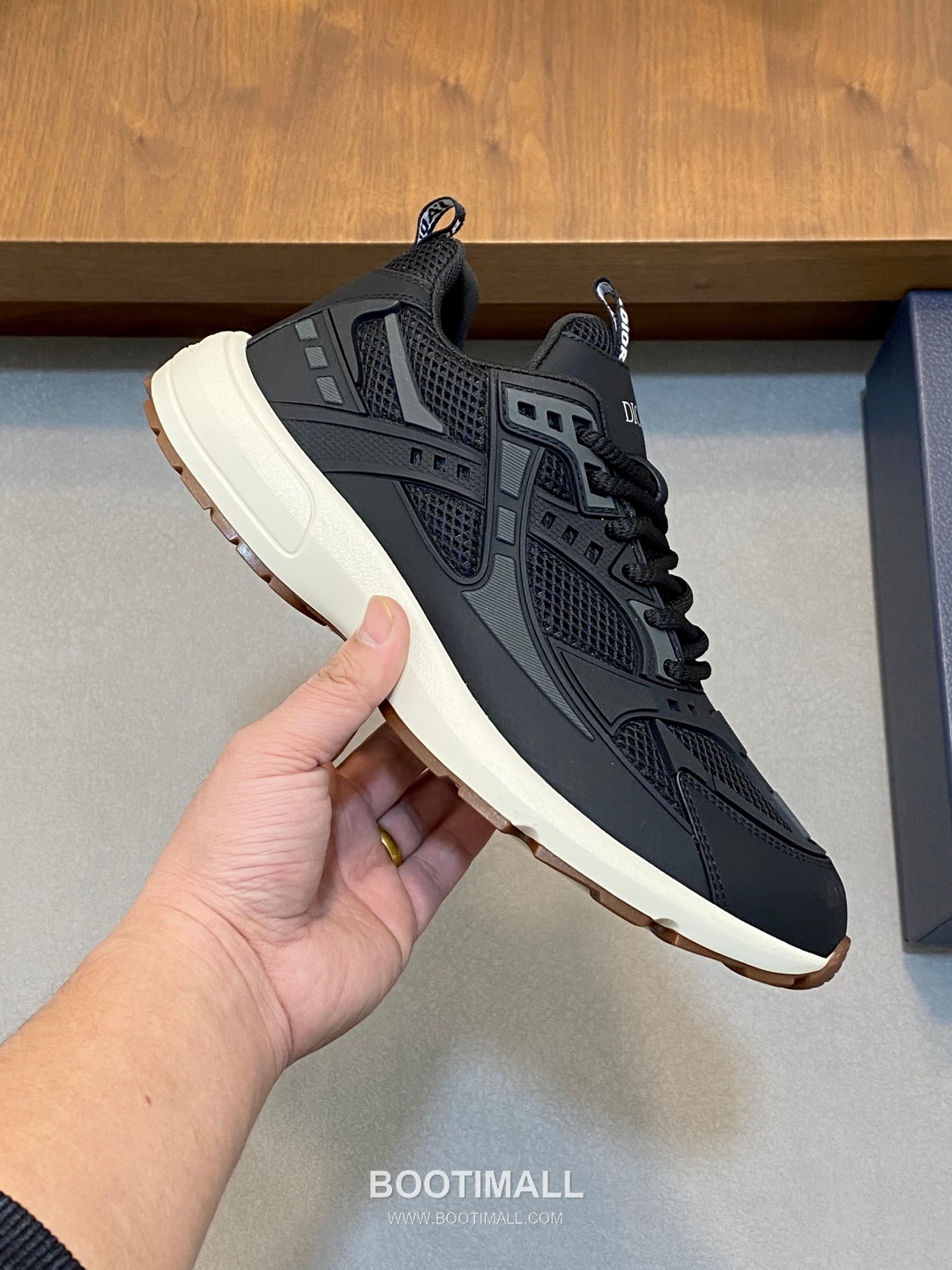 Dior B23 Mesh Low-Top Sneakers 디올 B23 메쉬 로우탑 남성 스니커즈 블랙 4