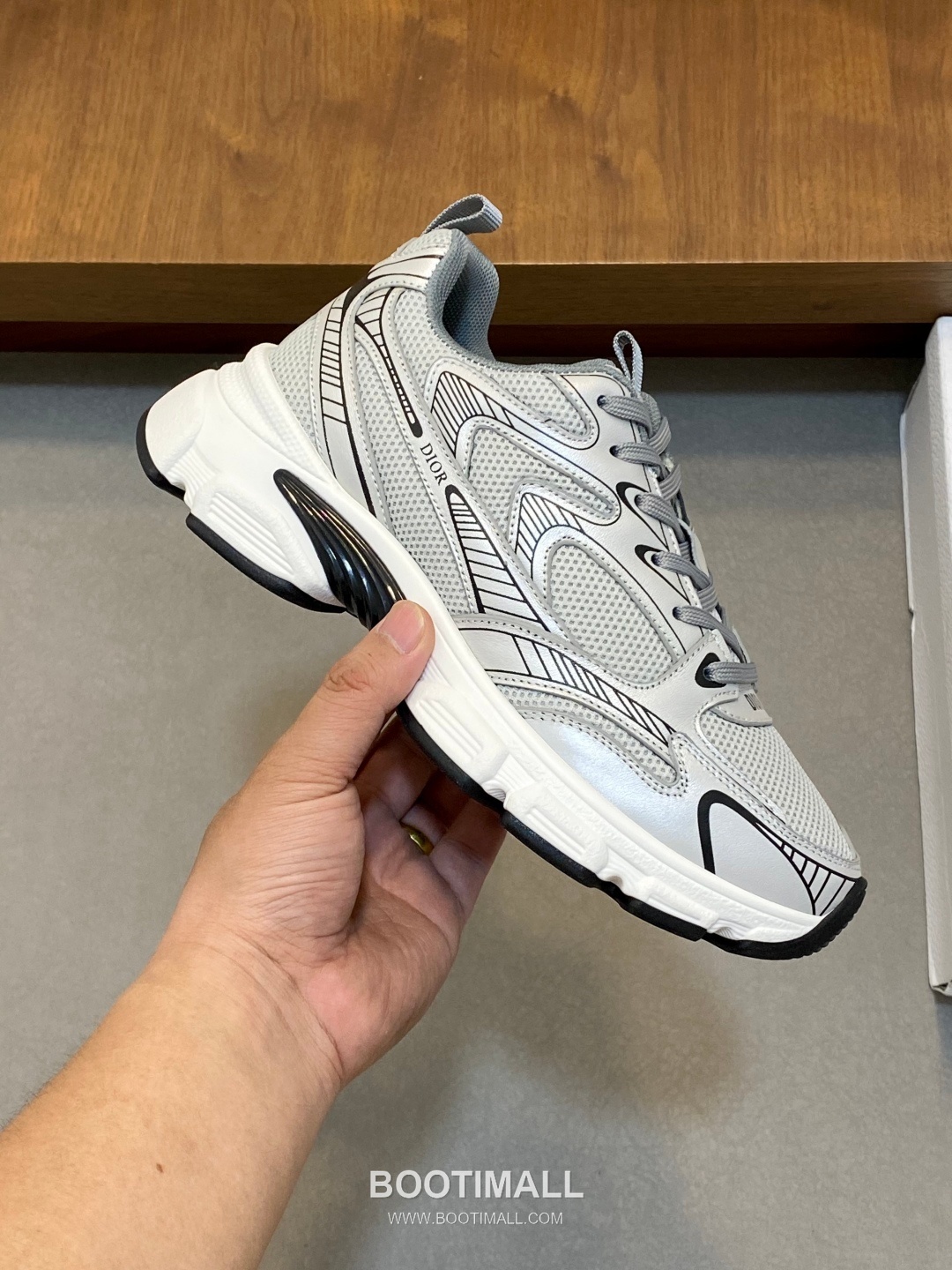 Dior CD Tech Mesh Low-Top Sneakers 디올 CD 테크 메쉬 로우탑 남성 스니커즈 블랙 4