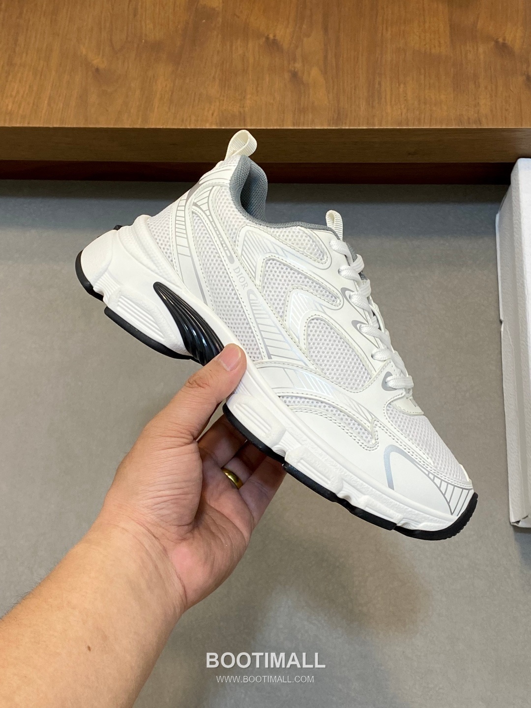 Dior CD Tech Mesh Low-Top Sneakers 디올 CD 테크 메쉬 로우탑 남성 스니커즈 블랙 4