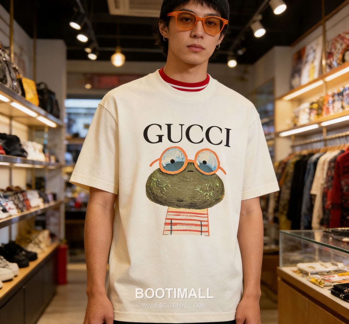 Gucci Cartoon Graphic Heavy Cotton Short Sleeve T-Shirt 구찌 카툰 그래픽 헤비 코튼 반팔 티셔츠 2