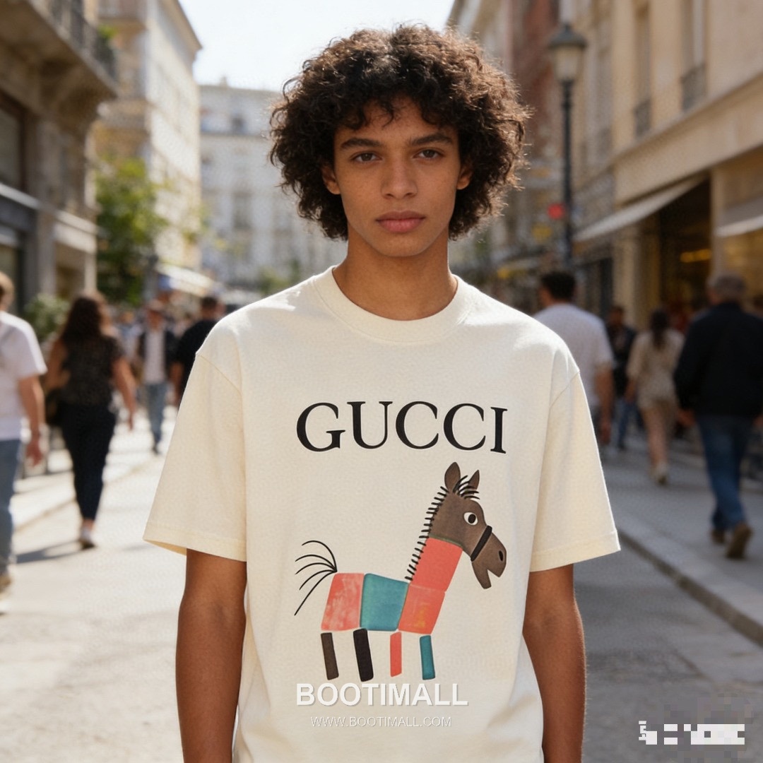Gucci Cartoon Graphic Heavy Cotton Short Sleeve T-Shirt 구찌 카툰 그래픽 헤비 코튼 반팔 티셔츠 5