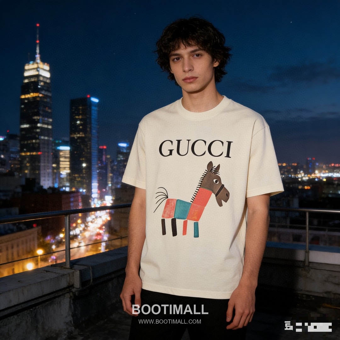 Gucci Cartoon Graphic Heavy Cotton Short Sleeve T-Shirt 구찌 카툰 그래픽 헤비 코튼 반팔 티셔츠 6