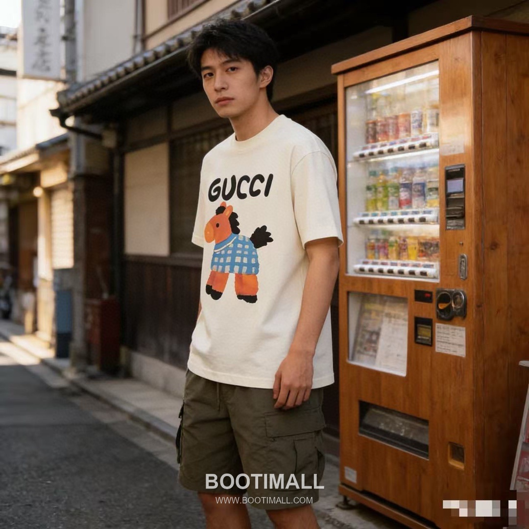 Gucci Cartoon Graphic Heavy Cotton Oversized Short Sleeve T-Shirt 구찌 카툰 그래픽 헤비 코튼 오버핏 반팔 티셔츠 3