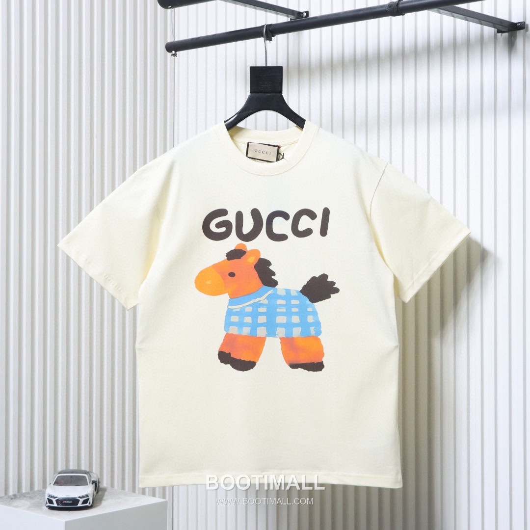 Gucci Cartoon Graphic Heavy Cotton Oversized Short Sleeve T-Shirt 구찌 카툰 그래픽 헤비 코튼 오버핏 반팔 티셔츠 9