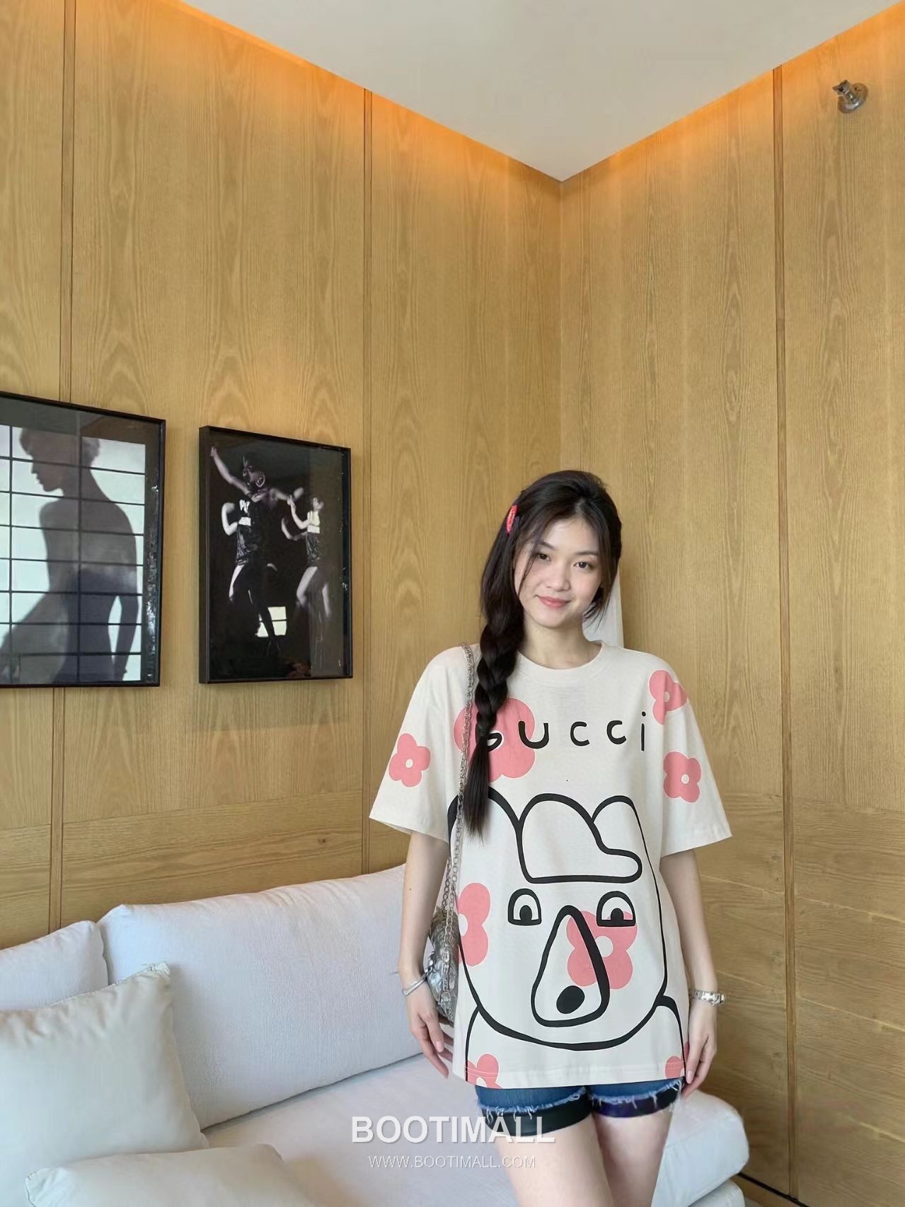 Gucci Cartoon Graphic Heavy Cotton Oversized Short Sleeve T-Shirt 구찌 카툰 그래픽 헤비 코튼 오버핏 반팔 티셔츠 1