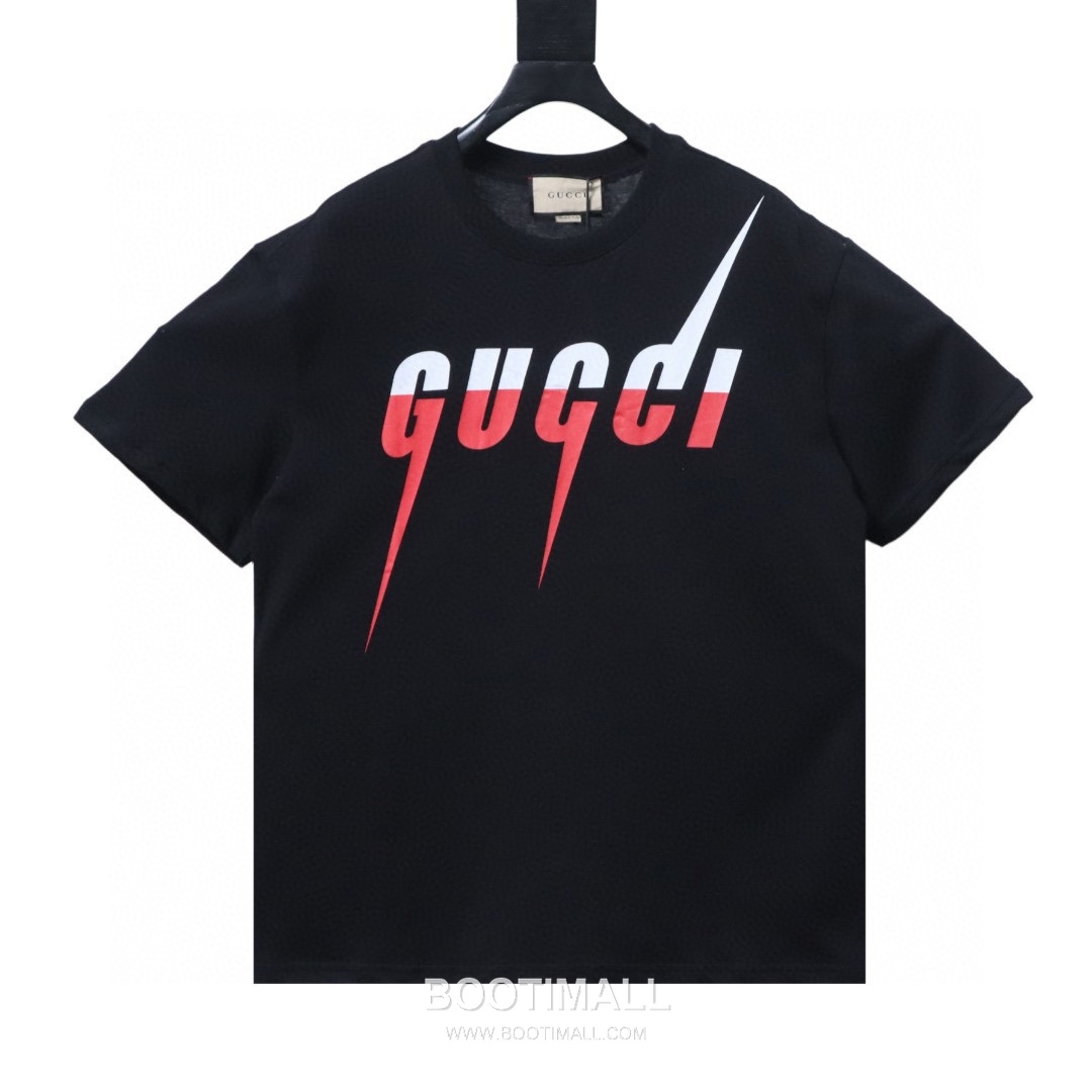 Gucci Lightning Graphic Heavy Cotton Oversized Short Sleeve T-Shirt 구찌 라이트닝 그래픽 헤비 코튼 오버핏 반팔 티셔츠 7